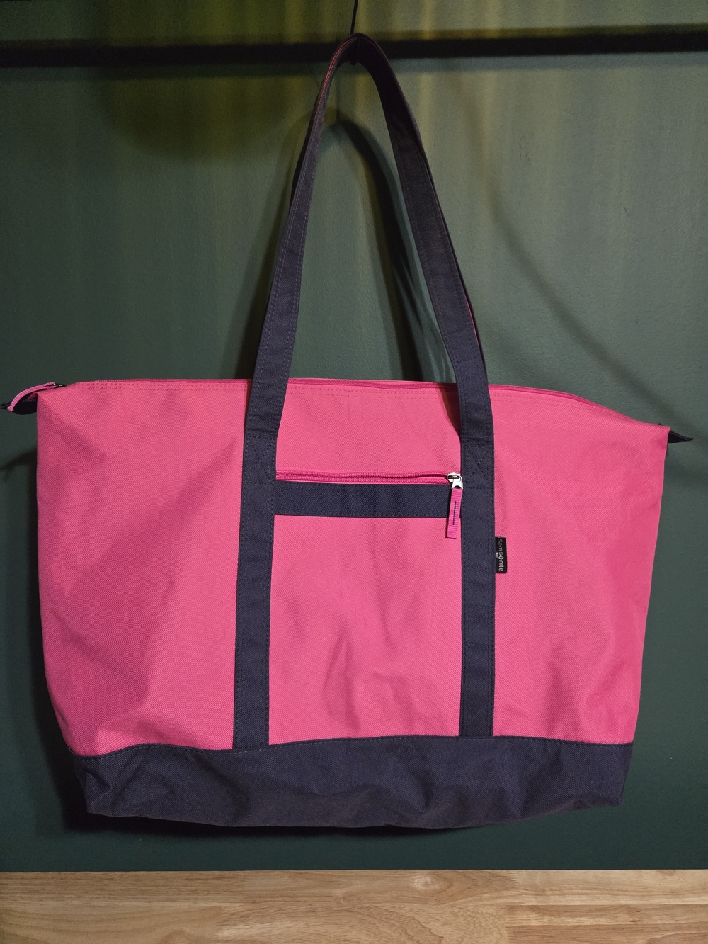 Samsonite Yacht Hot Pink And Navy Tote Bag